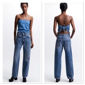 NWT Zara The Amber High-Rise Slim Fit Jeans